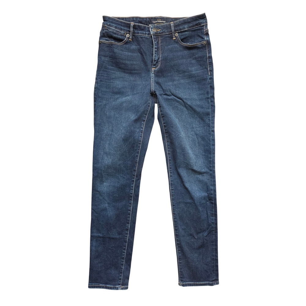 Lucky Brand Hayden Skinny Ankle Jeans Dark Wash Blue Denim Size 6 28 7WD10745